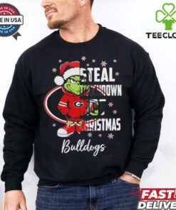 Grinch Georgia Bulldogs fans steal touchdown not Christmas shirt