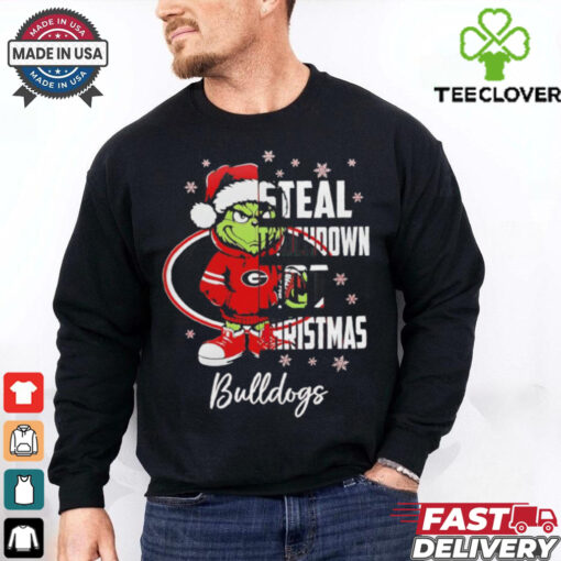 Grinch Georgia Bulldogs fans steal touchdown not Christmas shirt