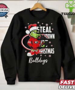 Grinch Georgia Bulldogs fans steal touchdown not Christmas shirt