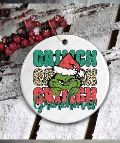 Grinch Green Face Grinchmas Ornament Grinch Christmas Decorations