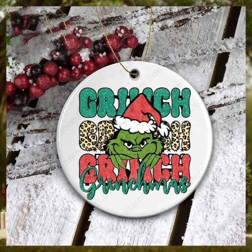 Grinch Green Face Grinchmas Ornament Grinch Christmas Decorations