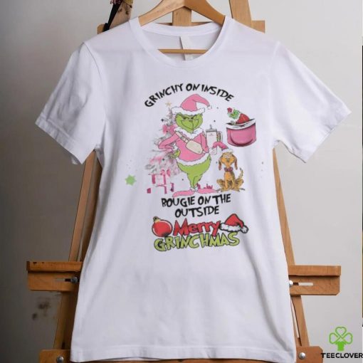 Grinch Grinchy On Inside Bougie On The Outside Merry Grinchmas Christmas Shirt