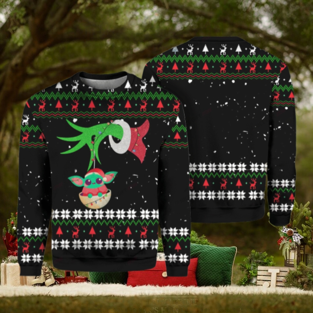 Grinch Grogu Ugly Sweater Grinch Grogu Ugly Sweater