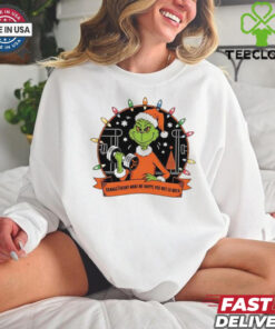 Grinch Gym orange theory make me happy you not so much Xmas shirt