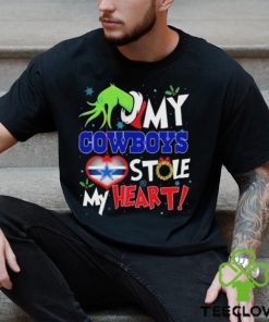 Grinch Hand My Arizona Cardinals Stole My Heart Christmas Shirt