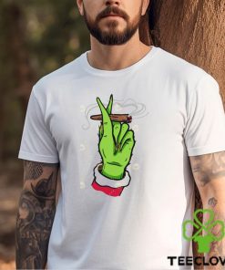 Grinch Hand Smoking Cannabis Shirt 2 Grinch Hand Smoking Cannabis Shirt