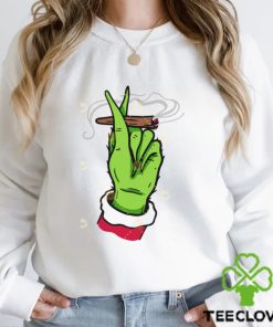 Grinch Hand Smoking Cannabis Shirt 3 Grinch Hand Smoking Cannabis Shirt