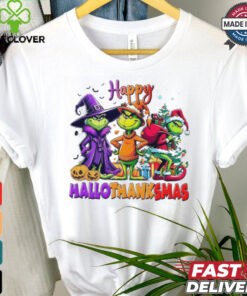 Grinch Happy Hallothanksmas T shirt