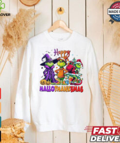 Grinch Happy Hallothanksmas T shirt