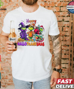 Grinch Happy Hallothanksmas T shirt