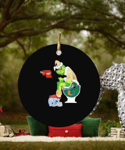 Grinch Hat Santa Georgia Tech Yellow Jackets Toilet Christmas Ornament 1 Grinch Hat Santa Georgia Tech Yellow Jackets Toilet Christmas Ornament