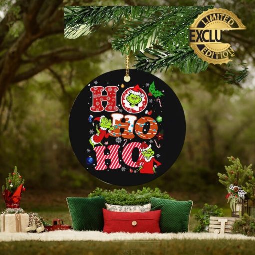 Grinch Ho Ho Ho Christmas Tree Decorations Ornament 2023