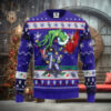 Grinch In Santa Hat Dodgers Ugly Christmas Sweater
