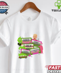 Grinch Home Alone Elf Christmas shirt