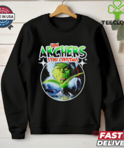 Grinch How Archers Stole Christmas shirt