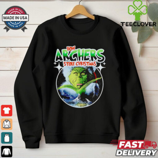 Grinch How Archers Stole Christmas shirt
