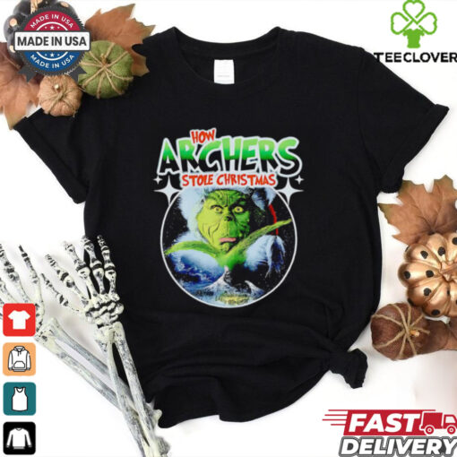 Grinch How Archers Stole Christmas shirt