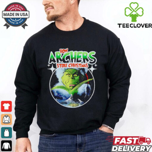 Grinch How Archers Stole Christmas shirt