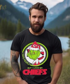 Grinch I Hate People But I Love My Kansas City Chiefs Shirt