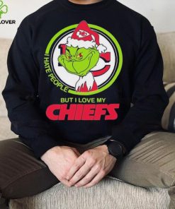 Grinch I Hate People But I Love My Kansas City Chiefs Shirt