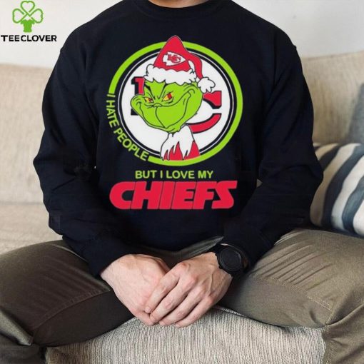 Grinch I Hate People But I Love My Kansas City Chiefs Shirt