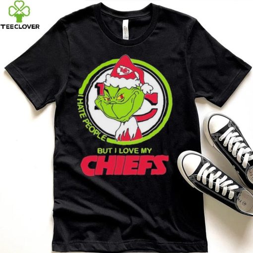 Grinch I Hate People But I Love My Kansas City Chiefs Shirt