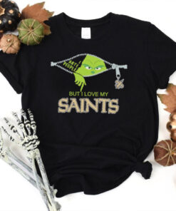 Grinch I Have People But I Love My Saints Shirt