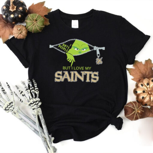 Grinch I Have People But I Love My Saints Shirt