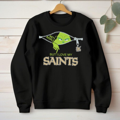 Grinch I Have People But I Love My Saints Shirt