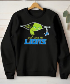 Grinch I hate people but I love my Detroit Lions hoodie, sweater, longsleeve, shirt v-neck, t-shirt