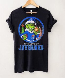 Grinch I hate people but I love my Kansas Jayhawks hoodie, sweater, longsleeve, shirt v-neck, t-shirt