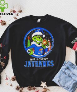 Grinch I hate people but I love my Kansas Jayhawks hoodie, sweater, longsleeve, shirt v-neck, t-shirt