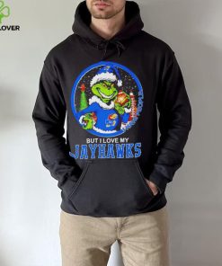 Grinch I hate people but I love my Kansas Jayhawks hoodie, sweater, longsleeve, shirt v-neck, t-shirt