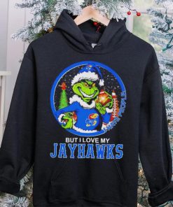 Grinch I hate people but I love my Kansas Jayhawks hoodie, sweater, longsleeve, shirt v-neck, t-shirt