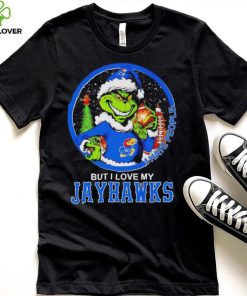 Grinch I hate people but I love my Kansas Jayhawks hoodie, sweater, longsleeve, shirt v-neck, t-shirt