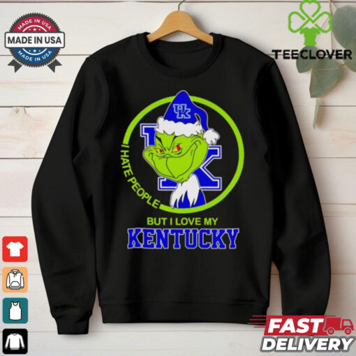 Grinch I hate people but I love my Kentucky Wildcats hoodie, sweater, longsleeve, shirt v-neck, t-shirt