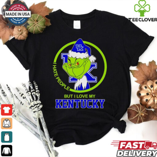 Grinch I hate people but I love my Kentucky Wildcats hoodie, sweater, longsleeve, shirt v-neck, t-shirt