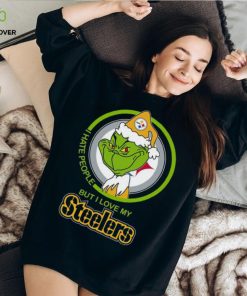 Grinch I hate people but I love my Steelers hoodie, sweater, longsleeve, shirt v-neck, t-shirt