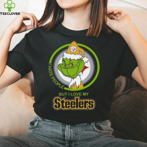 Grinch I hate people but I love my Steelers hoodie, sweater, longsleeve, shirt v-neck, t-shirt