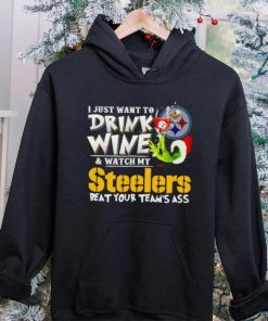 Grinch I just want to drink wine and watch my Steelers beat your team’s ass shirt