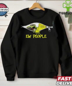 Grinch Jeep Ew People Zipper shirt