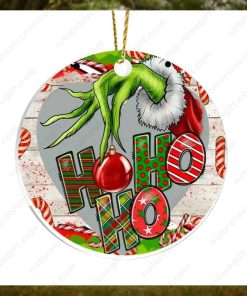 Grinch Jingle Bell Merry Christmas Ornament Grinchs Xmas Tree Decoration