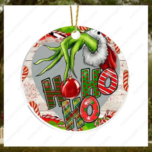 Grinch Jingle Bell Merry Christmas Ornament Grinchs Xmas Tree Decoration