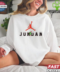 Grinch Jordan Xmas t shirt