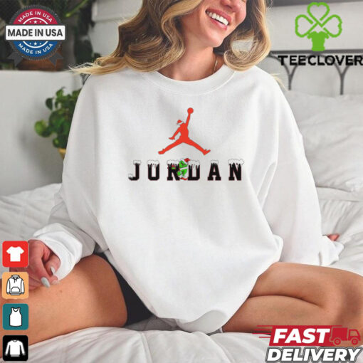 Grinch Jordan Xmas t shirt