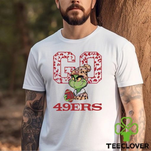 Grinch Leopard Go 49ers Football Shirt