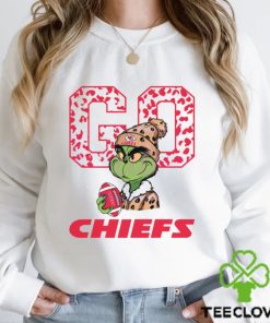 Grinch Leopard Go Chiefs Football Shirt