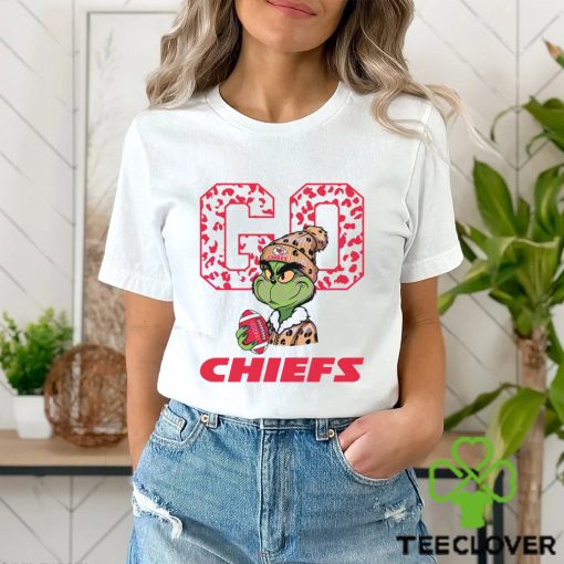 Grinch Leopard Go Chiefs Football Shirt