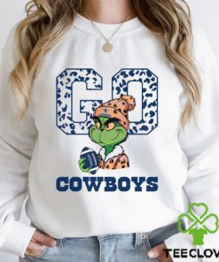 Grinch Leopard Go Cowboys Football Shirt