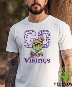 Grinch Leopard Go Vikings Football Shirt